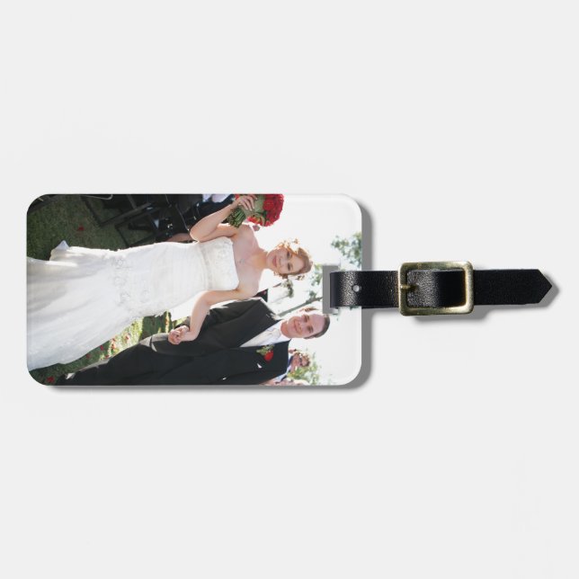 Create Your Own! Custom Photo Luggage Tag (Front Horizontal)