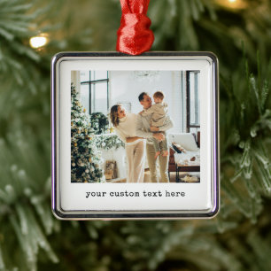 Create Your Own Custom Photo Metal Tree Decoration