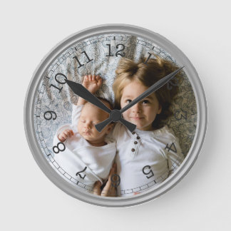 Create Your Own Custom Photo Modern Round Clock