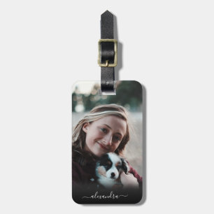 Create Your Own Custom Photo Monogram Name Luggage Tag
