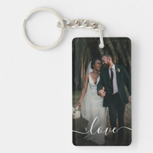 Create Your Own Custom Photo Newlywed Wedding Key Ring