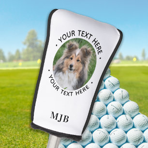 Create Your Own Custom Photo Personalised Putter Golf Head Cover