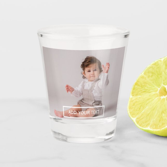 Create Your Own Custom Photo Shot Glass (Front)