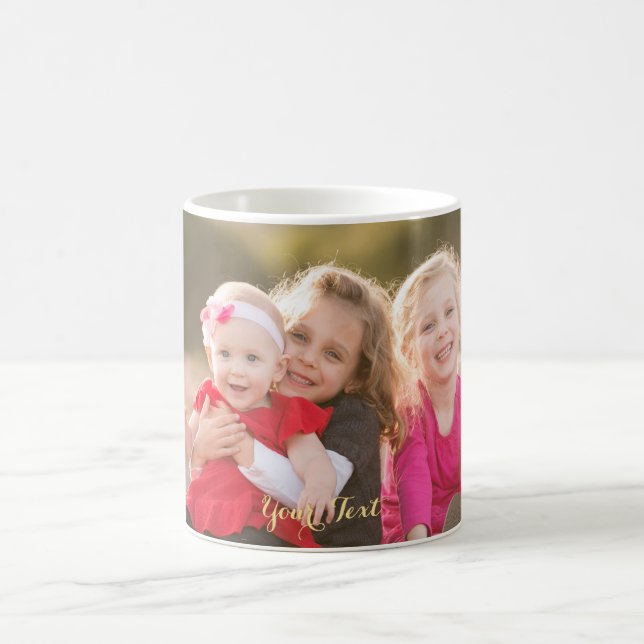 Create Your Own Custom Photo Tea Coffee Mug Cup (Center)