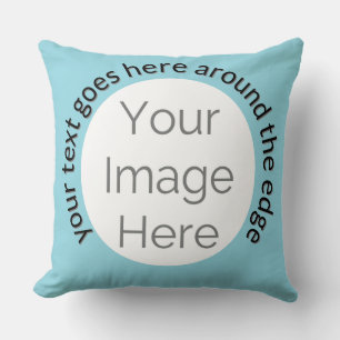 create your own custom photo Throw Pillow 
