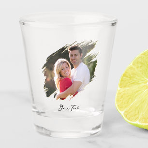Create Your Own Custom Photo Wedding Graduation Shot Glass