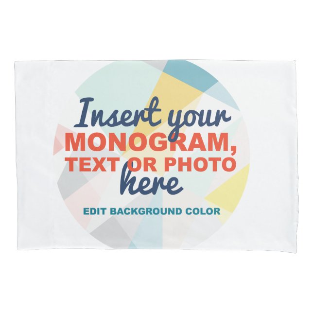 Create Your Own Custom Pillowcase (Front-Left)