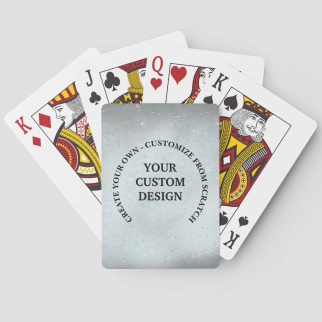 Create Your Own Custom Playing Cards (Back)