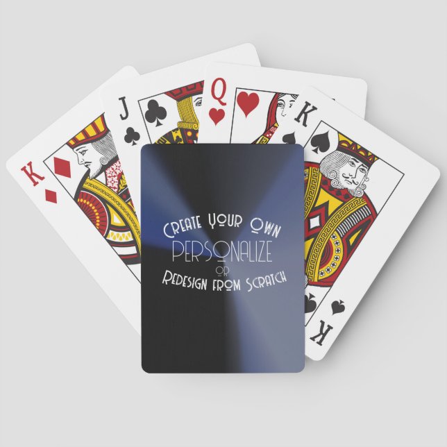 Create Your Own Custom Playing Cards (Back)