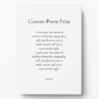 Create Your Own Custom Poem