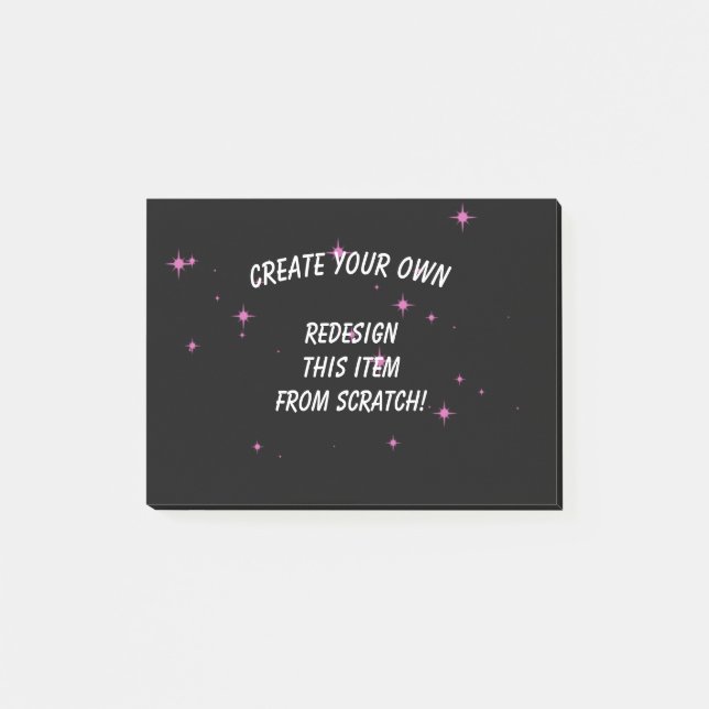 Create Your Own Custom Post-it Notes (Front)