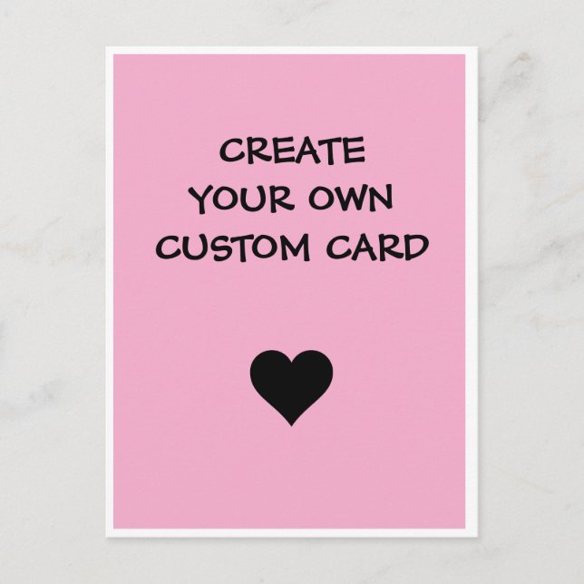 Create Your Own Custom  Postcard (Front)
