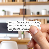 Create Your Own Custom Quote
