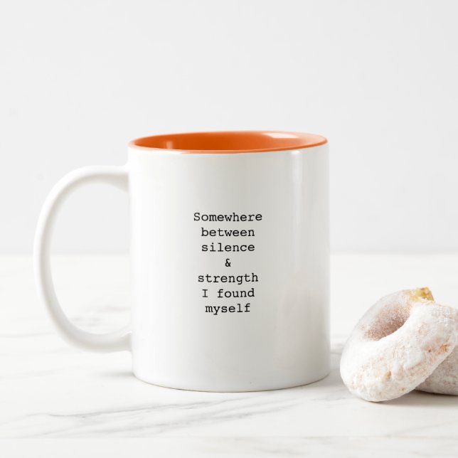 Create Your Own Custom Quote Coffee Mug (With Donut)
