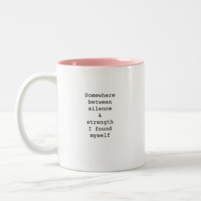 Create Your Own Custom Quote Coffee Mug (Left)
