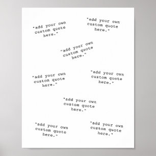 Create Your Own Custom Quote Collage Poster