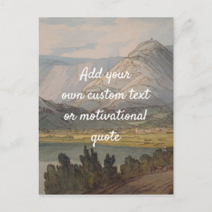 Create Your Own Custom Quote - Mountains Postcard