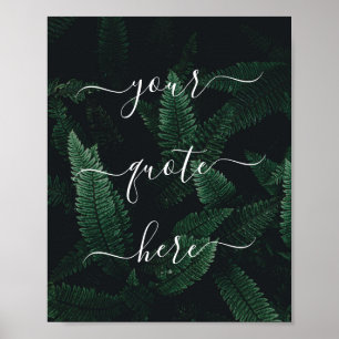 Create Your Own Custom Quote Nature Poster