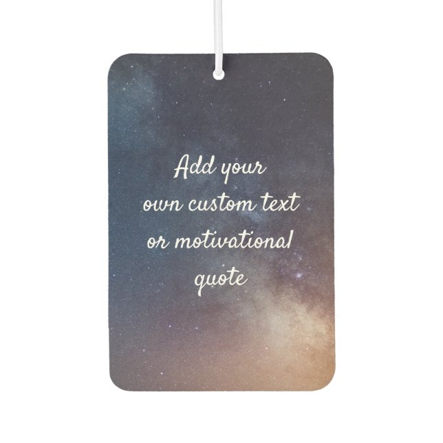 Create Your Own Custom Quote - Night Sky Car Air F Car Air Freshener (Front)