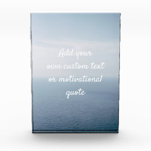 Create Your Own Custom Quote - Ocean Photo Block