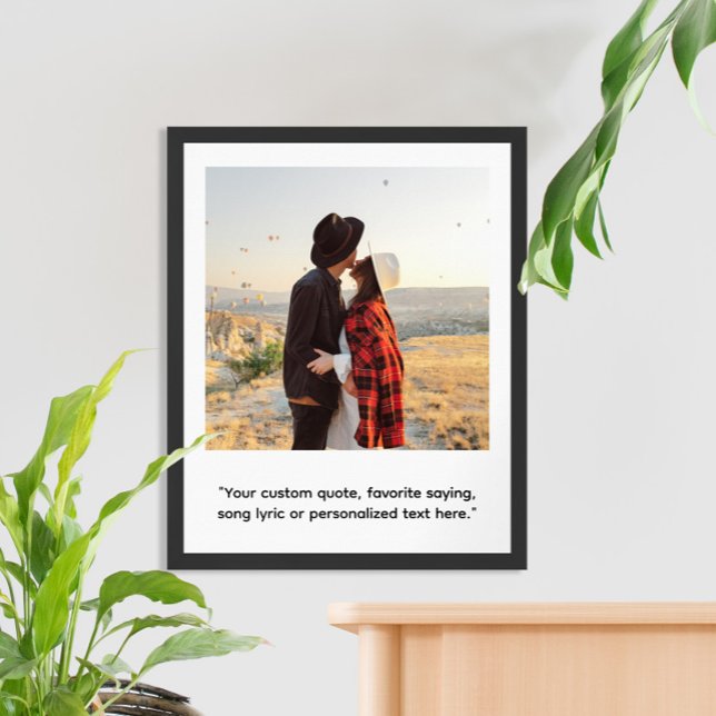 Create Your Own Custom Quote Personalised Photo Poster (Creator Uploaded)