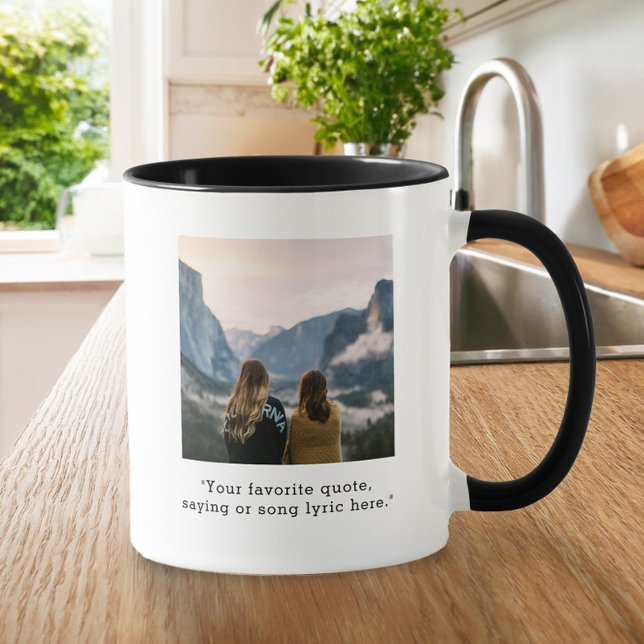 Create Your Own Custom Quote Photo Mug (Creator Uploaded)