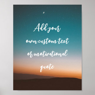 Create Your Own Custom Quote Poster
