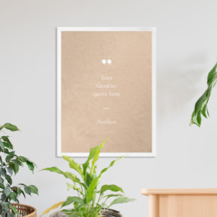 Create Your Own Custom Quote Poster