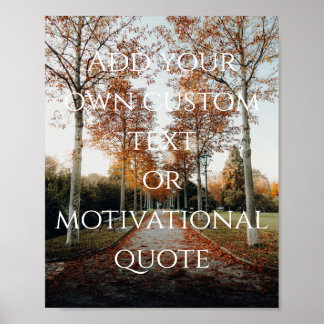 Create Your Own Custom Quote Poster