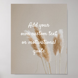 Create Your Own Custom Quote Poster - Grasses