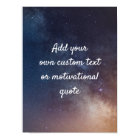 Create Your Own Custom Quote Poster - Night Sky