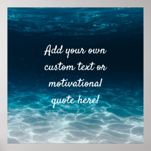 Create Your Own Custom Quote Poster - Sea Ocean