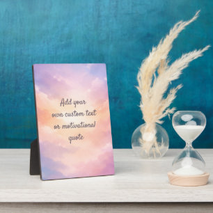 Create Your Own Custom Quote - Sunset Sky Plaque