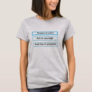 Create Your Own Custom Quote T-Shirt – Cool White