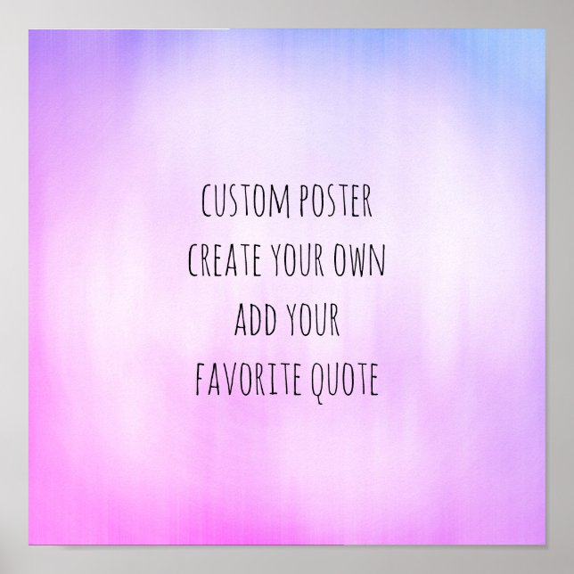 create your own custom quote wall art (Front)