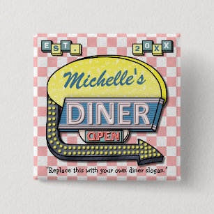 50s Retro Diner Accessories Zazzle Co Uk