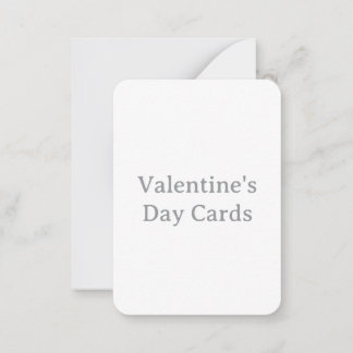 Create Your Own Custom Ronded Valentine's Day Card