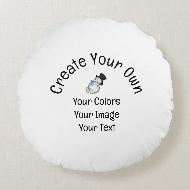 Create Your Own Custom Round Cushion (Front)