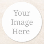 Create your own custom  round paper coaster<br><div class="desc">Create your own custom products</div>