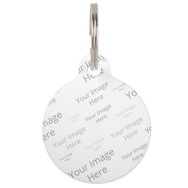 Create Your Own Custom Round Pet Tag (Front)
