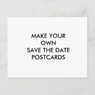 Create Your Own Custom Save the Date Postcard