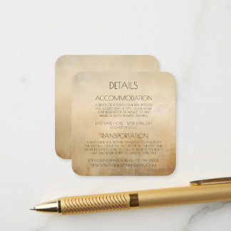 Create Your Own Custom Sepia Vintage Aged Paper Enclosure Card