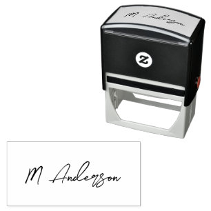 Create Your Own Custom Signature Personalised Se Self-inking Stamp