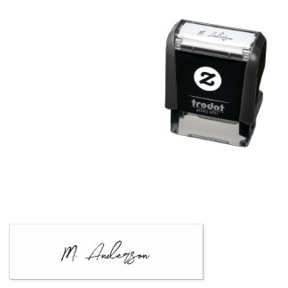 Create Your Own Custom Signature Personalised  Sel Self-inking Stamp