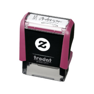Create Your Own Custom Signature Personalised  Sel Self-inking Stamp