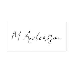 Create Your Own Custom Signature Personalised  Self-inking Stamp