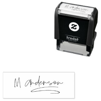 Create Your Own Custom Signature Personalised Self-inking Stamp