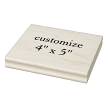 create your own custom simple 4" x 5" wood