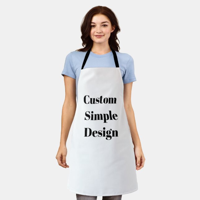 Create Your Own Custom Simple Design Apron (Worn)