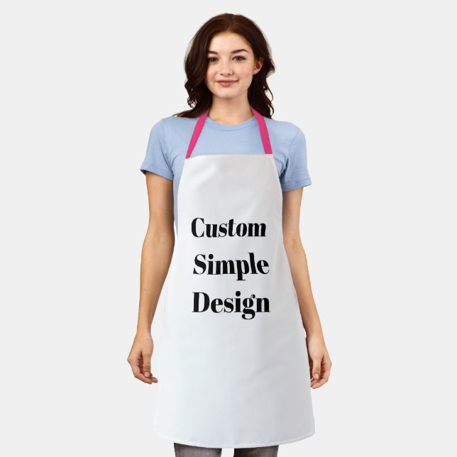 Create Your Own Custom Simple Design Apron (Worn)